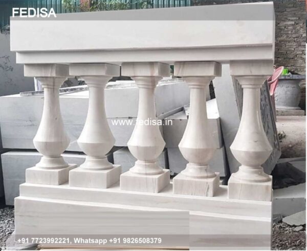 Stair Balusters Aluminum Deck Spindles Glass Landing Banister Concrete Balusters