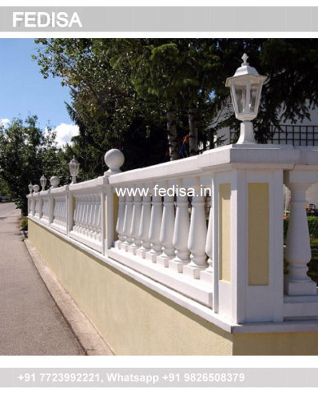 Baluster 42 Inch Metal Deck Spindles Square Balusters White Forged Balusters