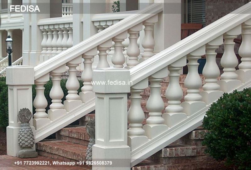 Staircase Banister Outdoor Railing Balusters 32 Inch Metal Balusters Square Aluminum Deck Balusters