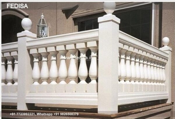 Wood Balusters Flat Aluminum Deck Balusters Indoor Metal Stair Spindles Primed Square Spindles