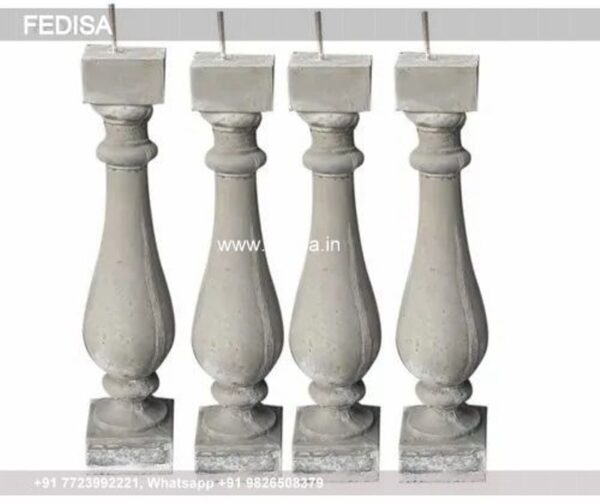 Baluster Railing External Wooden Balustrade Deck Stair Balusters Double Basket Baluster