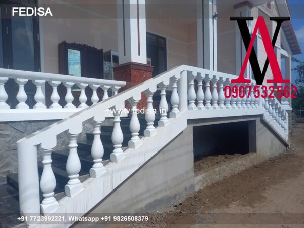 Stair Balusters Double Basket Baluster Pre Drilled Deck Rail For Metal Balusters Square Wood Spindles