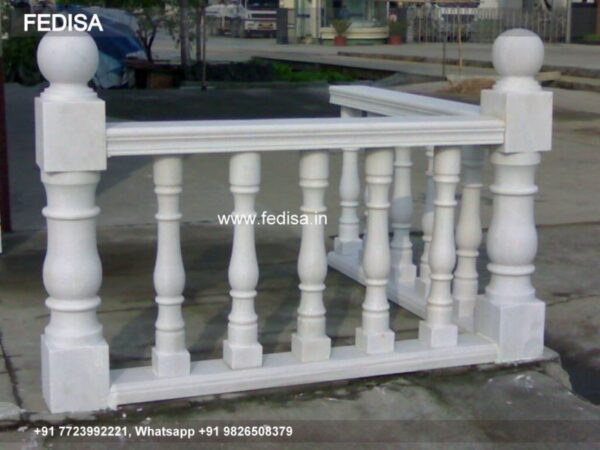 Baluster Railing Cast Stone Balusters Ready Made Wooden Balustrades Rod Iron Pickets