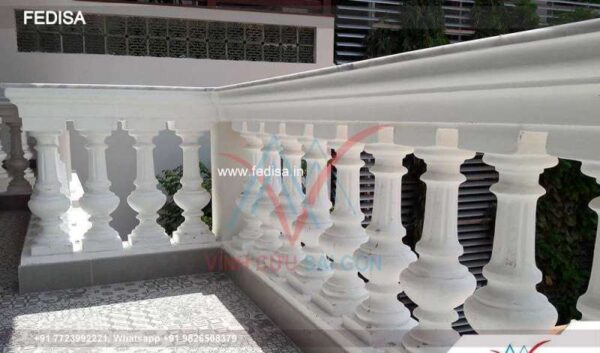 Staircase Banister Wire Spindles For Deck Twisted Spindle Staircase Balustrade Concrete