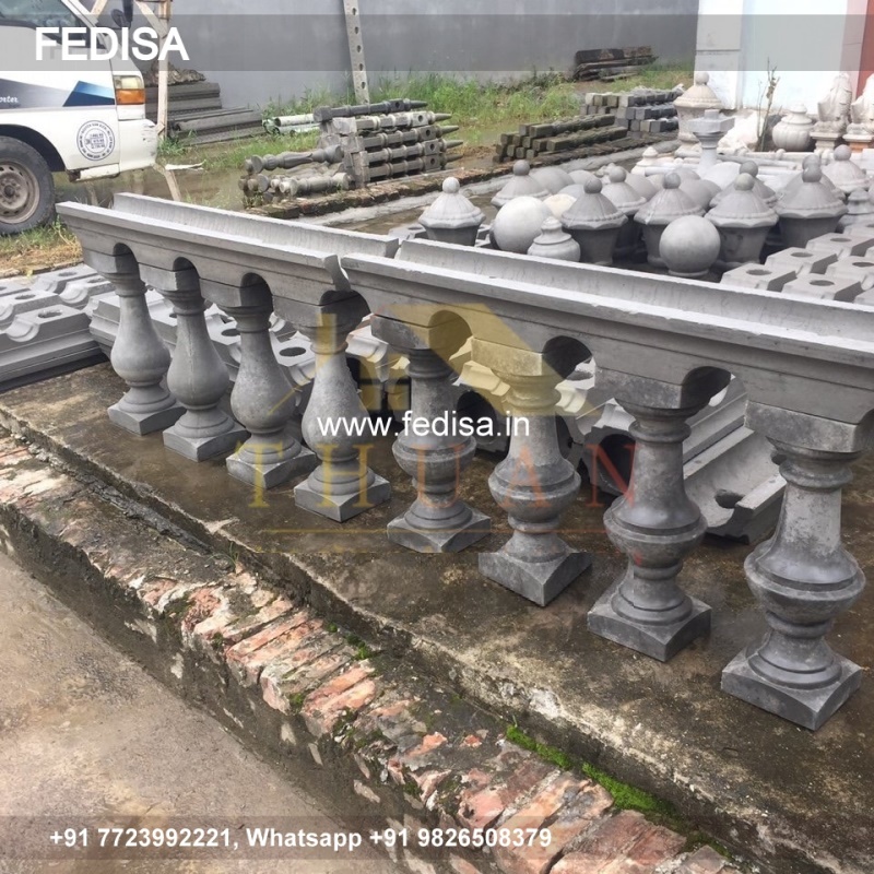 Staircase Banister Pre Drilled Baluster Rail Forged Iron Balusters 26 Inch Face Mount Balusters