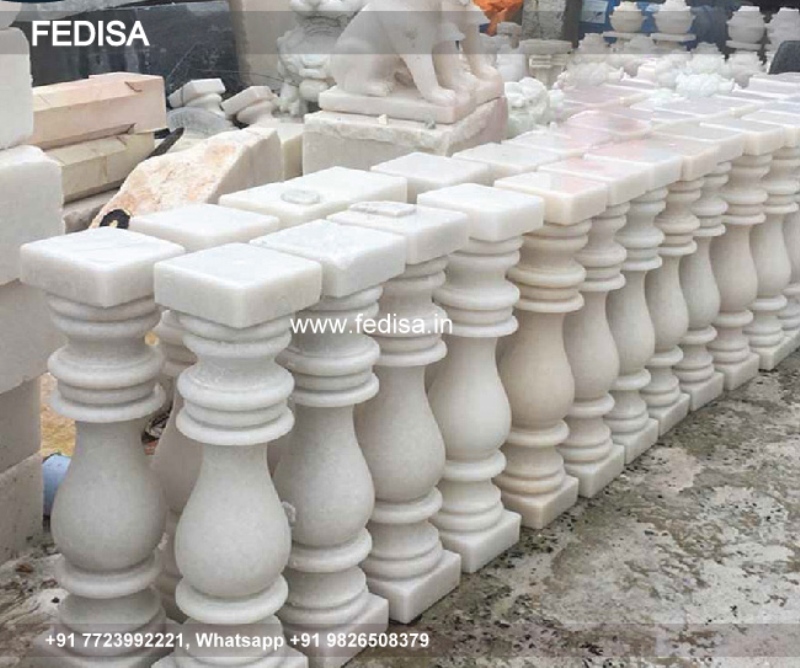 Wood Balusters Modern Iron Stair Spindles Modern Landing Banister Modern Metal Banister