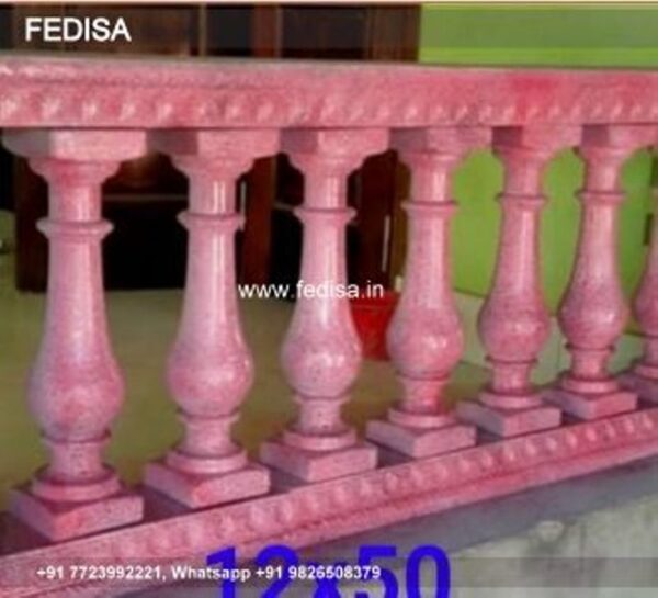 Baluster Railing Railing With Spindles Rebar Deck Balusters Rectangle Stair Balusters