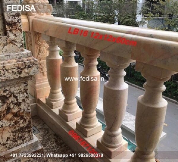 Baluster Railing Short Balusters Silver Banister Spindles Single Basket Baluster