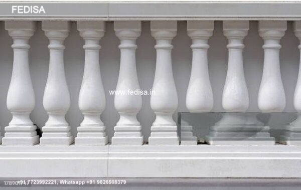 Staircase Banister White Iron Spindles White Metal Balustrade White Metal Deck Spindles