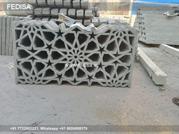 Cement Grill Design building front design danae's luxury villas