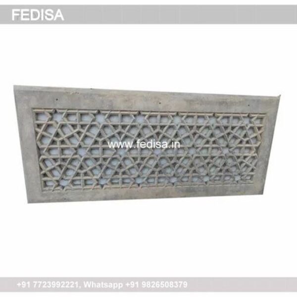 Cement Grill front wall design in indian house modern villa design 2020
