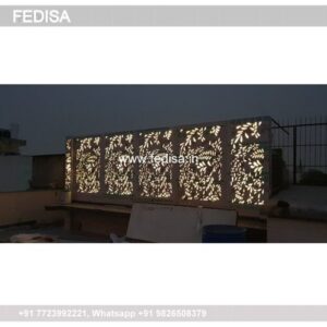 Front Elevation Grc Jali Simple House Front Door Design Jiwa Klusa Luxury Villa