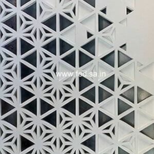 Grc Jali Full Form Balcony Railing Design For House Front Navy Blue House Exterior