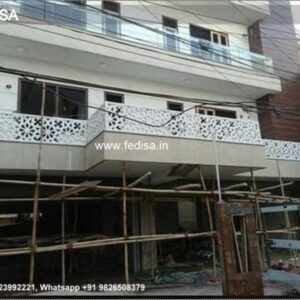 Grc Jali Elevation Exterior House Pillars Design Home Color Paint Outside