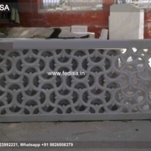 Front Elevation Grc Jali Single Floor House Front Design 3d House Wall Outside