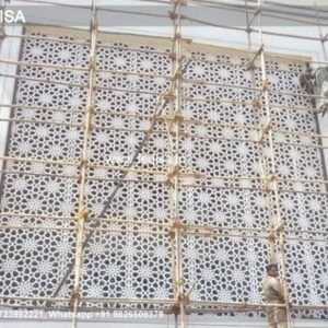 Grc Jali Front View Of House External Wall Color Living Room Decor