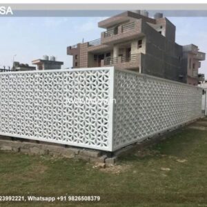 Grc Jali Home Front Design Cream And Brown House Exterior Modern Home Design