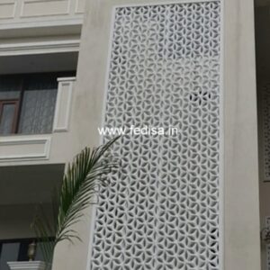 Grc Jali House Front Wall Design Surfmist Exterior Paint 5 Marla House Design