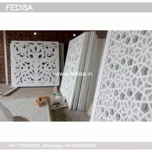 Grc Jali Single Floor Home Front Design Duplex Villa Design Indian House Design Front View