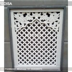 Grc Jali House Design Front Side Twin Villa Design House Design Plans