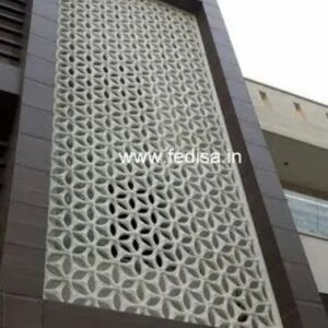 Grc Jali Farmhouse Front Porch Ideas 3d Villa Design Modern House Floor Plans