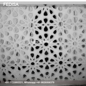 Grc Jali Front Wall Design In Indian House Simple 4 Bhk Villa Design Minimalist Decor