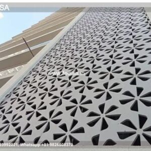 Grc Jali Home Front Wall Design Design Villas Home Theater Ideas