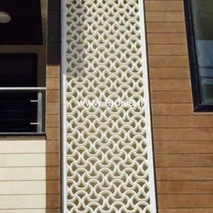 Grc Jali Front Wall Design In Indian House Simple Le Corbusier Villa Sarabhai Decor Design