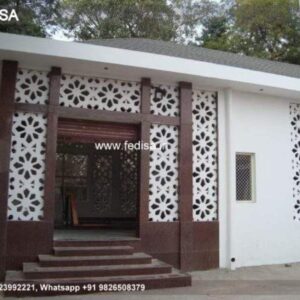 Grc Jali House Exterior Ideas Villa House Interior Design Exterior Wall Design