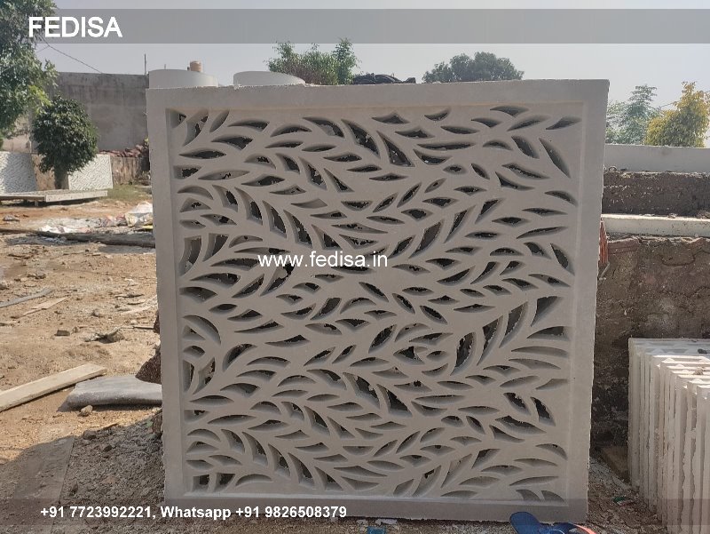 Grc Jali Home Front Boundary Wall Design 2 Floor Villa Design House Main Door Design