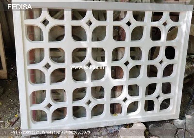 Grc Jali Small House Front Design Villas Architecture Staircase Designs For Homes