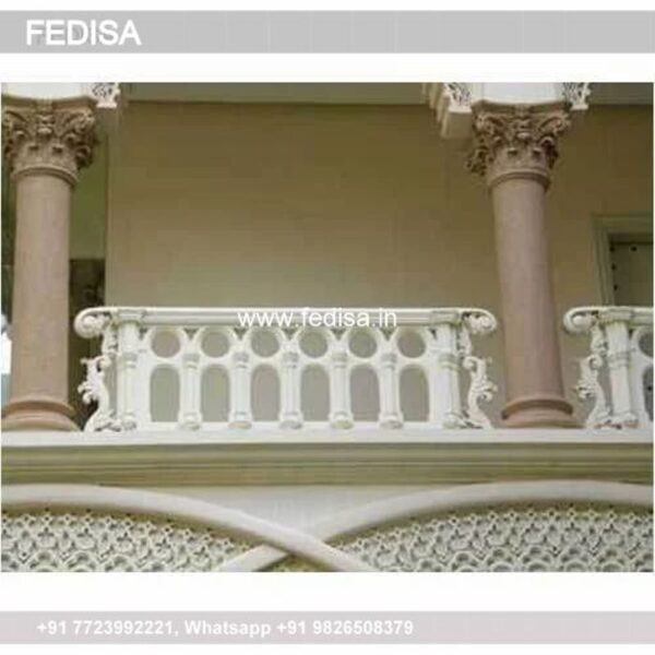 Grc Jali Front Entryway Decorating Ideas Villa Compound Wall Designs American House Design