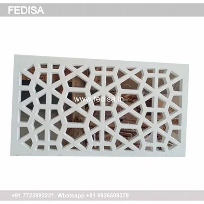 Grc Jali Single Floor House Front Design 3d Contemporary Villa Interior Design Guest House Plans