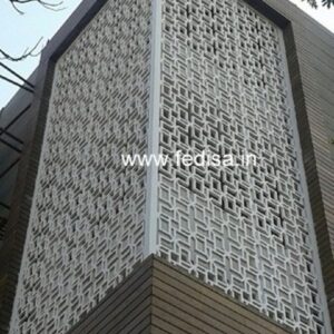 Grc Jali First Floor Front Balcony Design Best Villa Architecture Design Foyer Design Ideas