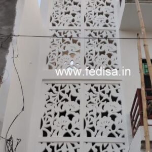Grc Jali Ground Floor Front Design Farm Villa Design Loft House Design