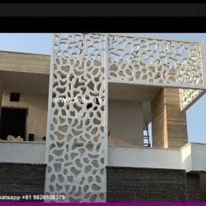 Grc Jali Exterior Wall Design 2 Bedroom Villa Designs Home Decor Ideas 2020