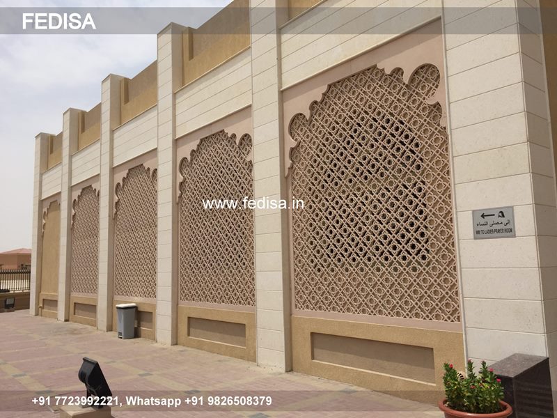 Grc Jali Home Front Design Villa Design Archdaily Home Architecture Design