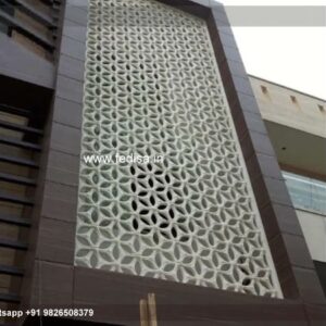 Grc Jali Home Front Design Sunny Sani Luxury Villas House Layout Plans