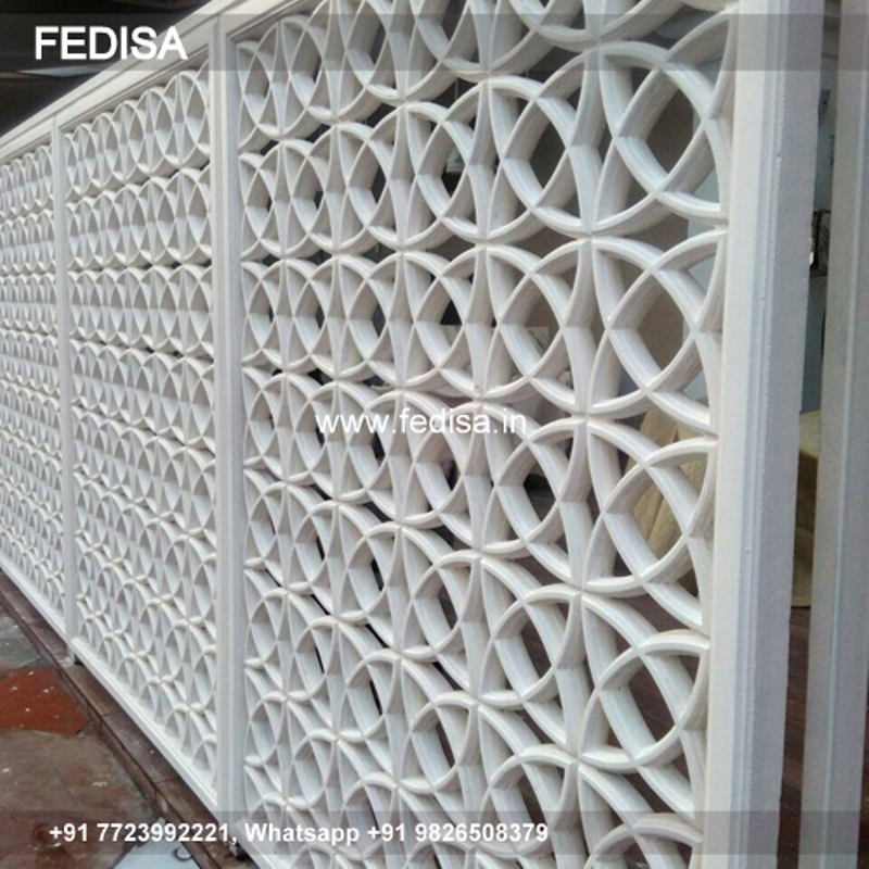 Grc Jali Single Floor Home Front Design Botanica Luxury Villas Modern Architecture Homes