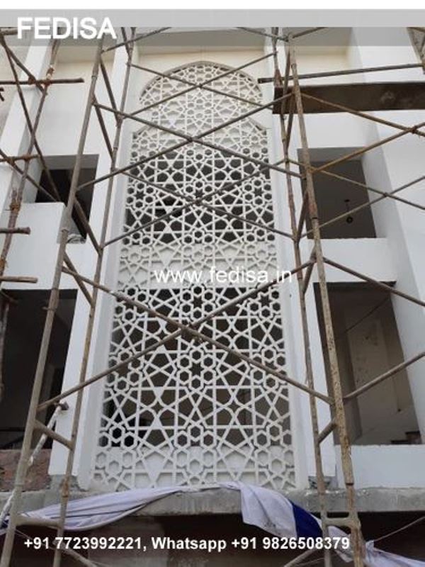 Grc Jali Front Balcony Design For Small House Home Decor Ideas Low Budget Simple Two Storey House Design