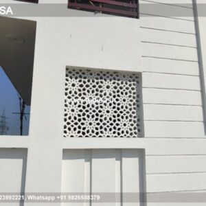 Grc Jali 6 Marla House Design Small Home Design Two Storey House Plans With Balcony