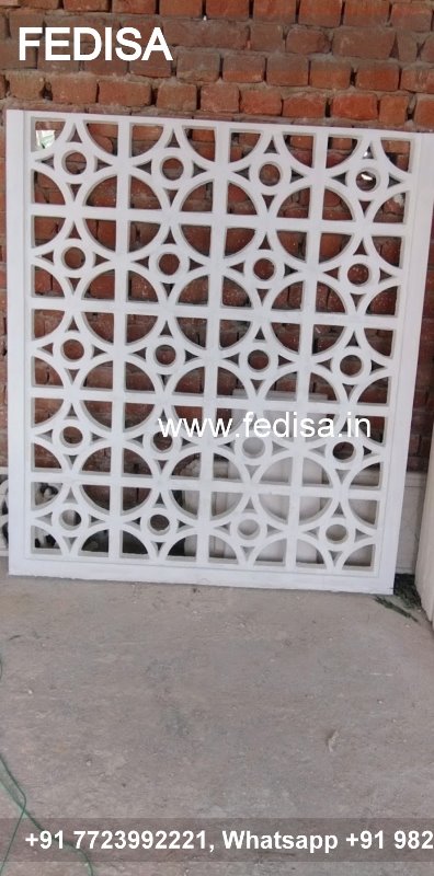 Grc Jali Entryway Design Ideas Home Office Design Single Floor House Plans