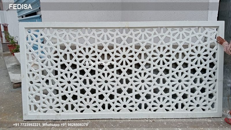 Grc Jali House Plans With Attached Guest House Single Floor House Front Design 3d Modern House Decor