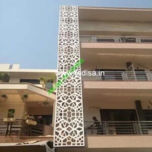 Grc Jali Small Flat Roof House Designs House Wall Design Pooja Room Designs In Hall