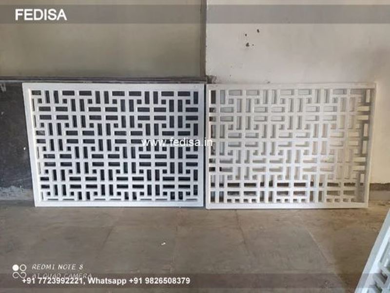 Grc Jali Simple Flat Roof House Design Flat Roof House Single Storey House Plans